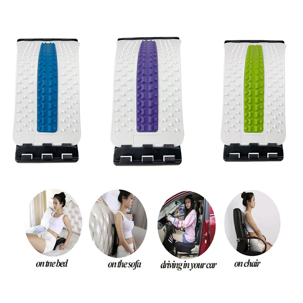 Dụng cụ massage, chỉnh hình lưng, hỗ trợ bảo vệ cột sống 3 tầng có đế điều chỉnh SPORTY YGW35