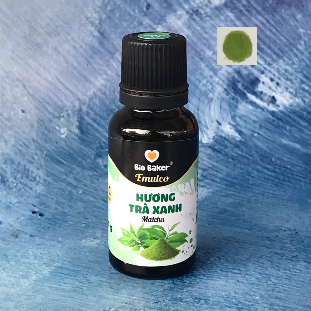 Hương và màu thực phẩm Trà Xanh Bio Baker Dạng Gel 20g/ Hương Matcha Tự Nhiên -  PL183