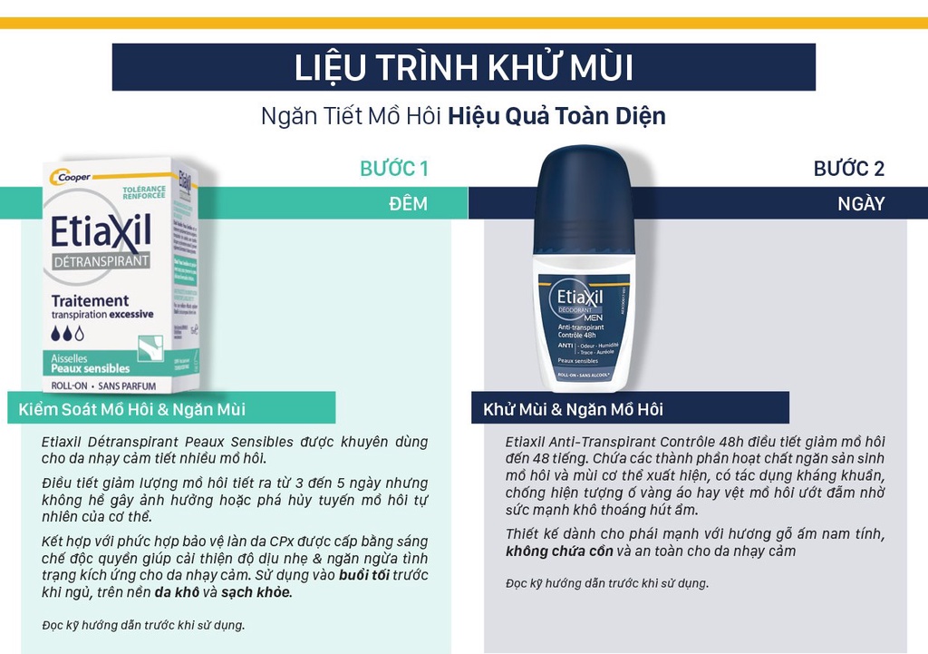 Mô tả Lăn khử mùi Etiaxil Dành Cho Da Nhạy Cảm 15ml - Từ Hảo - 1