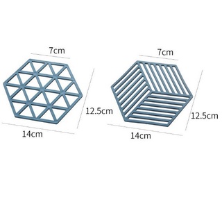 Set 2 Lót nồi silicon chống nóng chịu nhiệt chống trượt chất liệu silicon cao cấp 88294