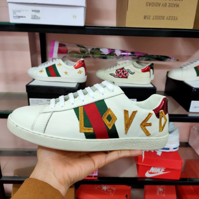 Tenis gucci loved hot sale