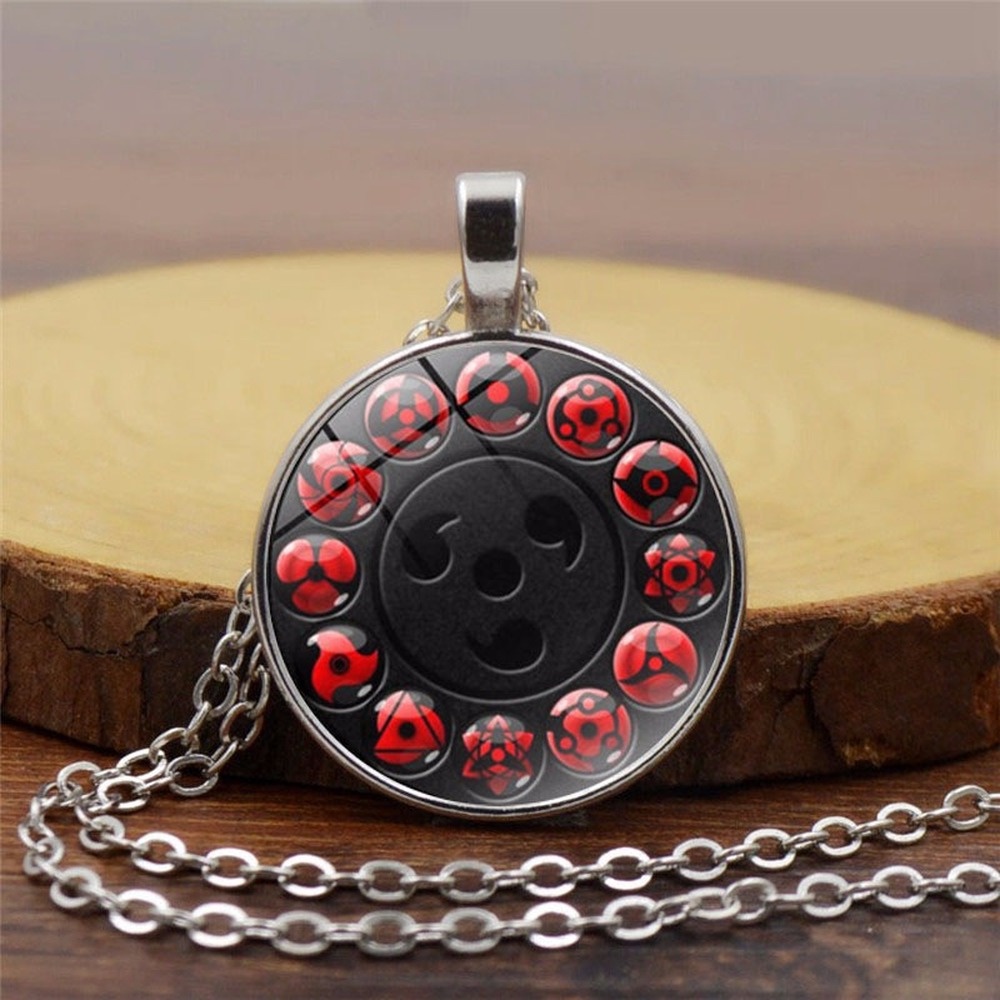 Vòng cổ Mặt Họa Tiết Anime Naruto Sharingan Shippuden 2022