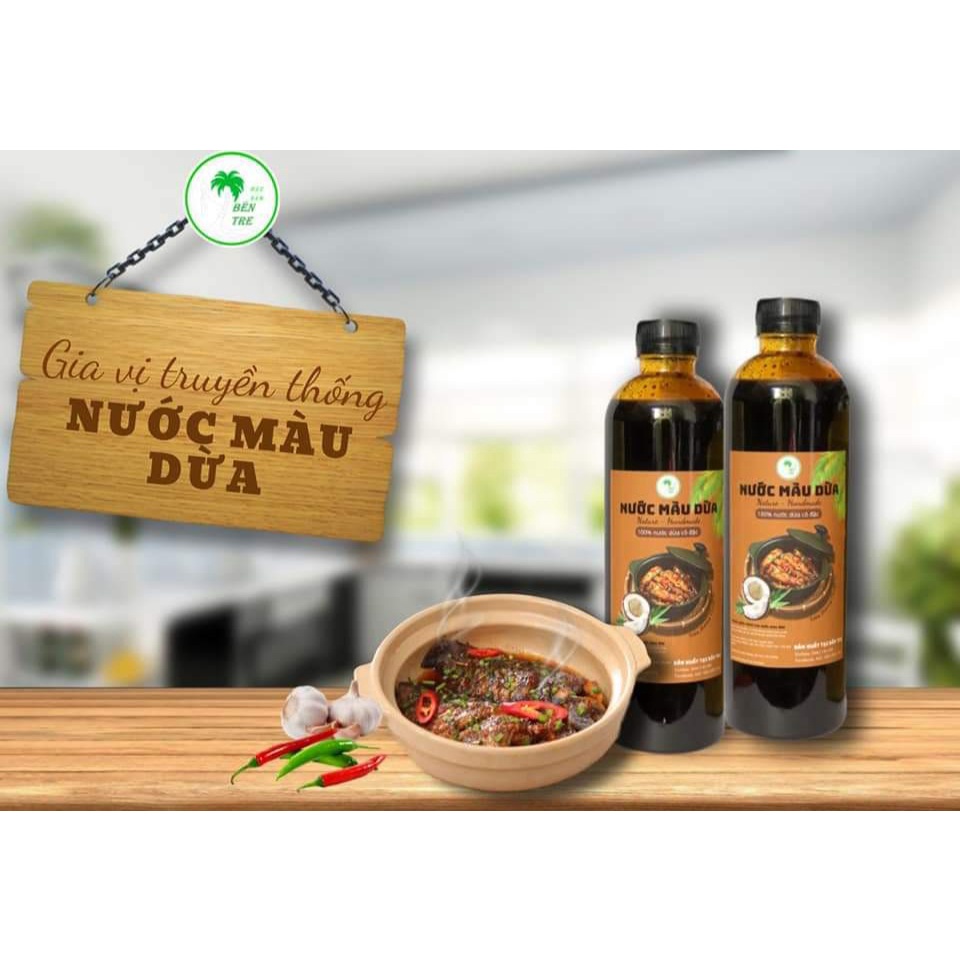 Nước màu dừa Bến Tre nhà làm