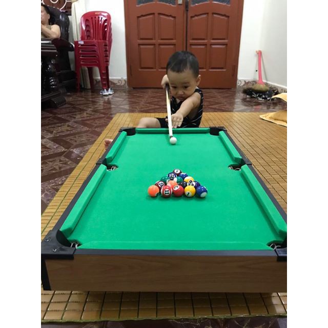 Cỡ Lớn-Đồ Chơi Bàn Bida- Bia Mini Kích Thước 69x37x17cm Bằng Gỗ Cho Bé ...