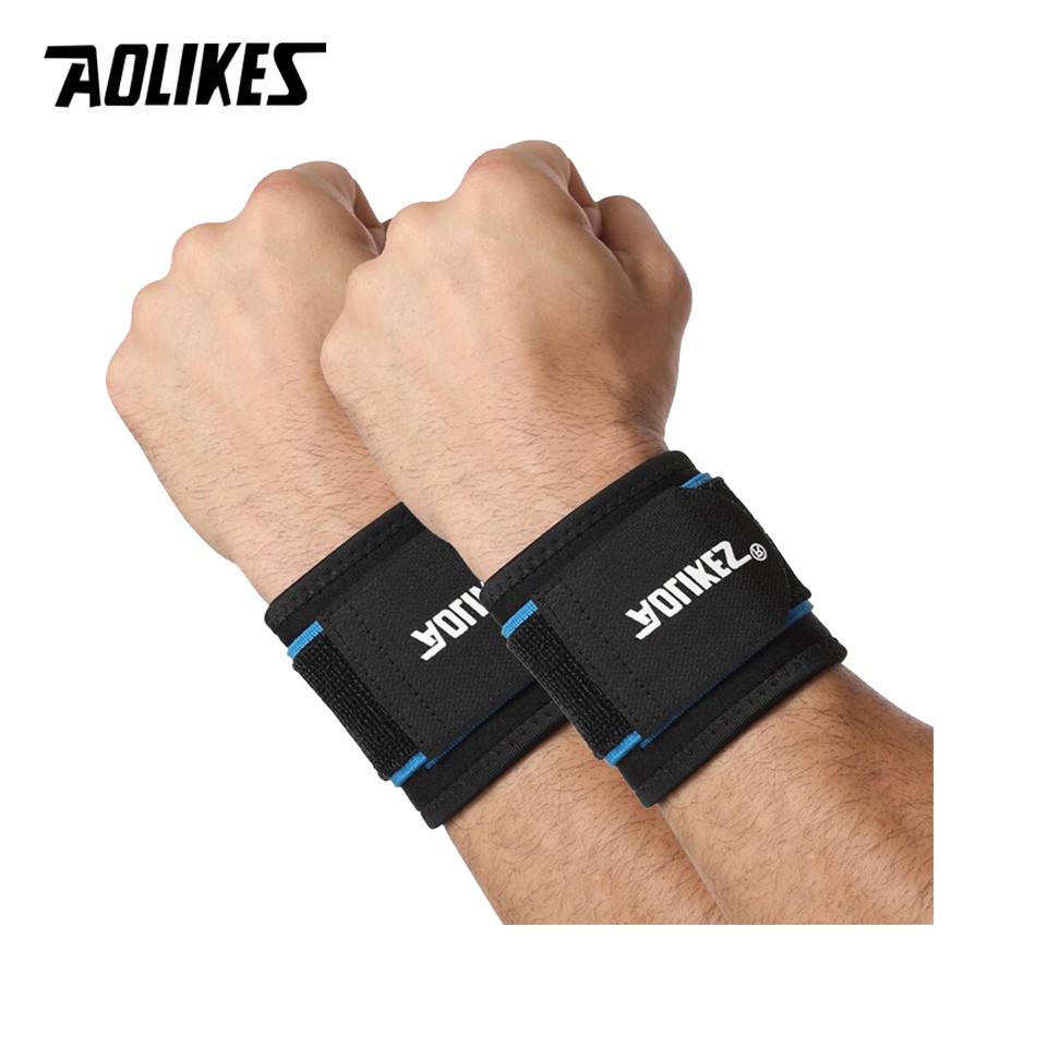 Bộ 2 quấn bảo vệ cổ tay AOLIKES A-7938 bảo vệ tối đa khi chơi thể thao Sport wrist support