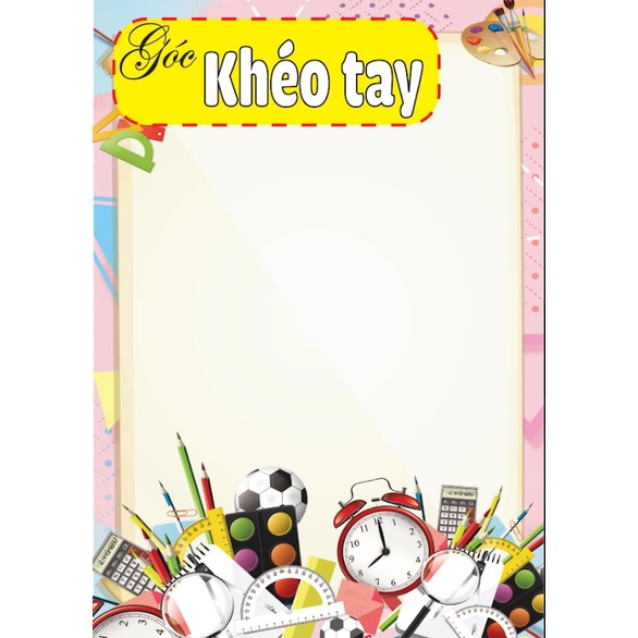 Các Bảng Góc Học Tập Rời size A3 Trang Trí Lớp (Đồ Dùng Dạy Học Miki)