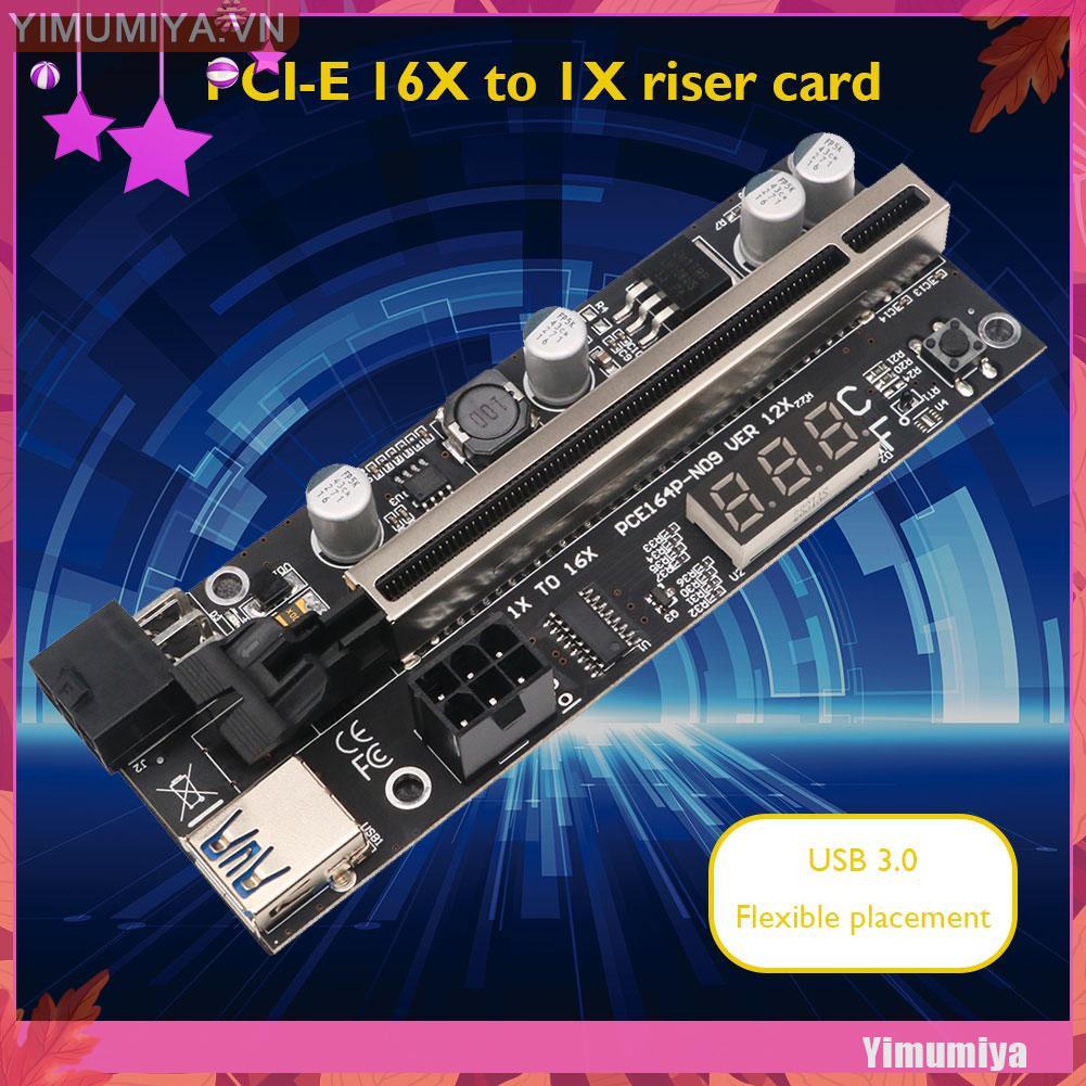Card Chuyển Đổi PciE Usb 3.0 Pci Express 16x Sang 1x Sata Sang 6 Pin