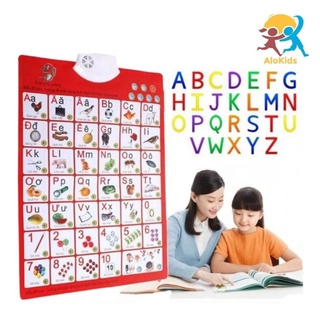 Bảng Chữ Cái Điện Tử Dán Tường Cho Bé Giúp Bé Học Chữ Cái Chữ Số, Đồ Chơi Thông Minh Giáo Dục, Alokids Cq