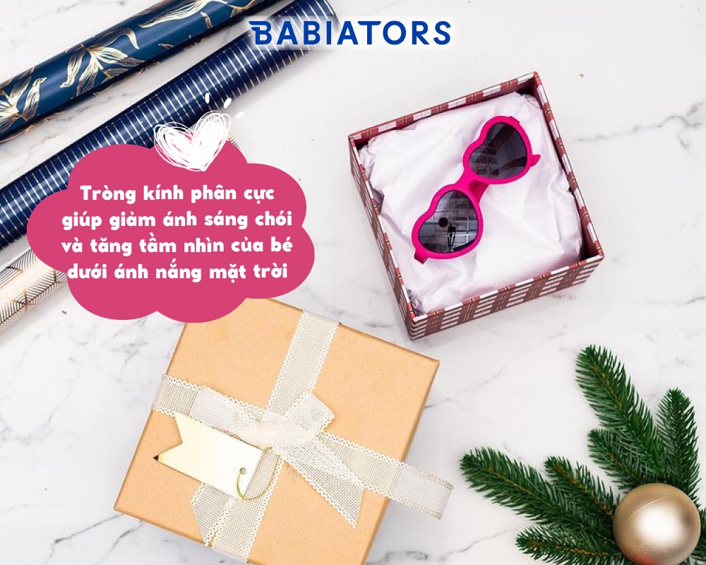 Mô tả Kính chống tia cực tím cho bé Babiators - Heartbreaker, Hồng, 3-5 tuổi - 3