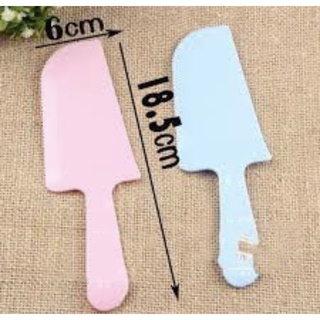 Combo 10 đĩa giấy + 10 nĩa + 1 dao + 1 vĩ 6 nến