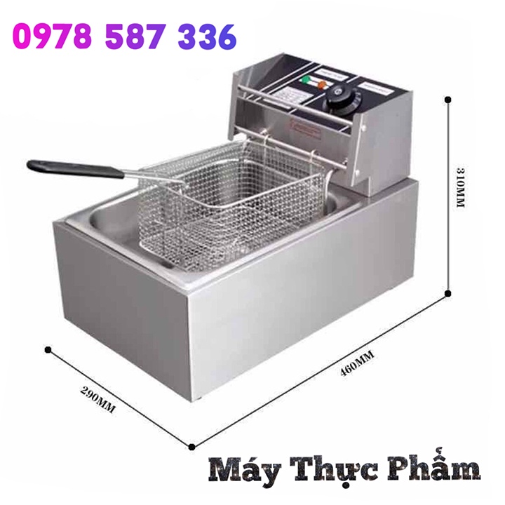 Bếp chiên SUNNY 2500W chất liệu inox dày dặn, bền bỉ theo thời gian