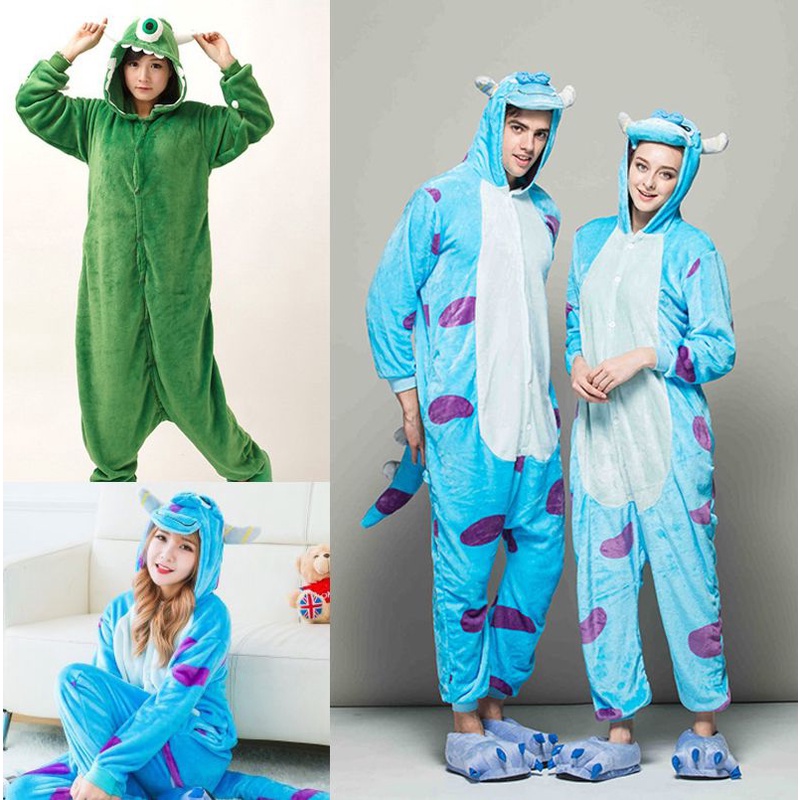 Playful Stylish And Monsters University Mike Wazowski Và Sully Trang Phục Mọi Người Cho Bộ Đồ Ngủ