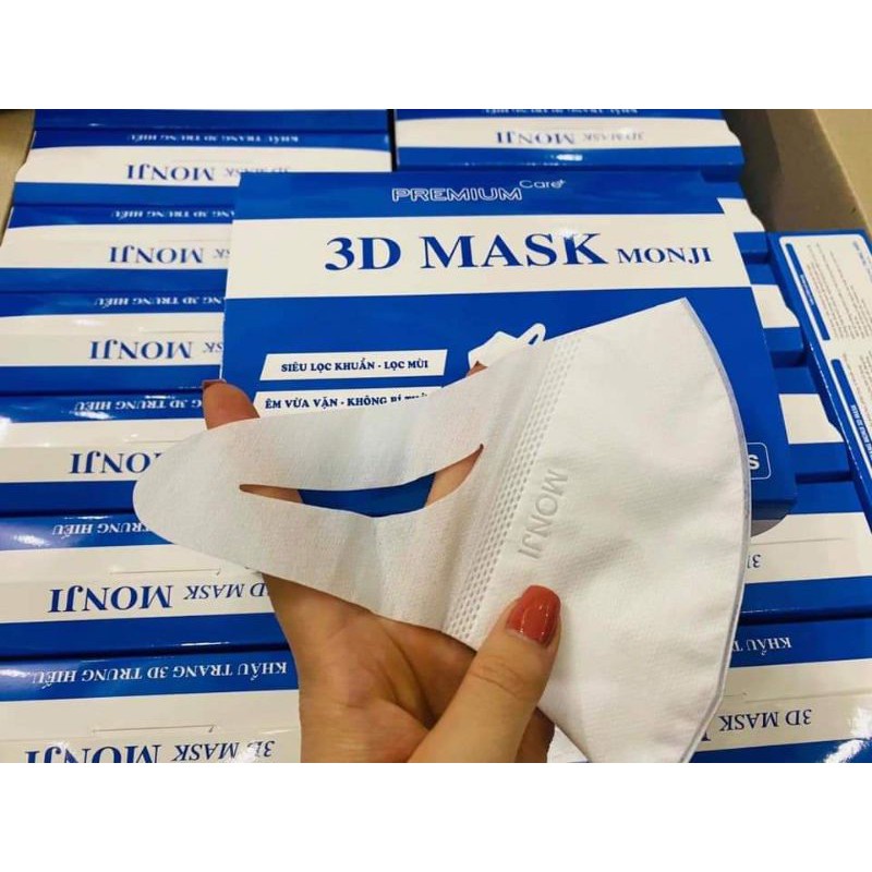 Hộp 50 chiếc khẩu trang 3D MOONJ chính hãng