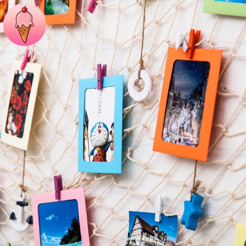 Khung ảnh giấy nhiều mẫu dễ thương trang trí sinh nhật, đầy tháng, thôi nôi - Kem Shop K70