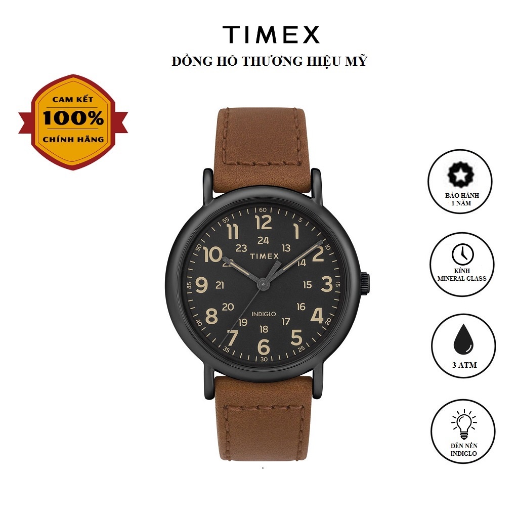 Khong H p ng h Unisex Nam N Timex Weekender 40mm 2 Piece Quick Release TW2T30500 Day Da Chinh Hang Shopee Vi t Nam