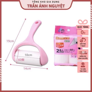 Con Lăn Hút Bụi Bẩn Dính Lông Vào Quần Áo.tặng Kèm 2 Lõi Thay