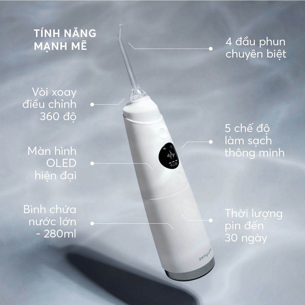 Ảnh Đầu Thay Máy Tăm Nước Zenyum Pro - 2 Đầu Tiêu Chuẩn 3
