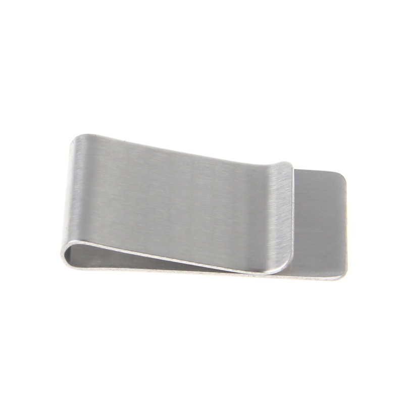 Jenniferab Slim Quality Slim Money Clip Ví đựng thẻ tín dụng Thép không gỉ mới