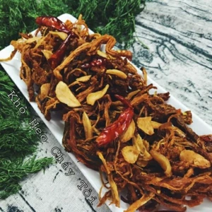 Khô gà cháy tỏi 300g-[ FREE SHIP XTRA] - Hàng ngon nhà làm [handmade]