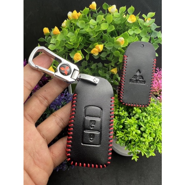Bao da bảo vệ chìa khoá xe hơi Misubishi TRION XPANDER OUTLANDER ASX 2021 2020