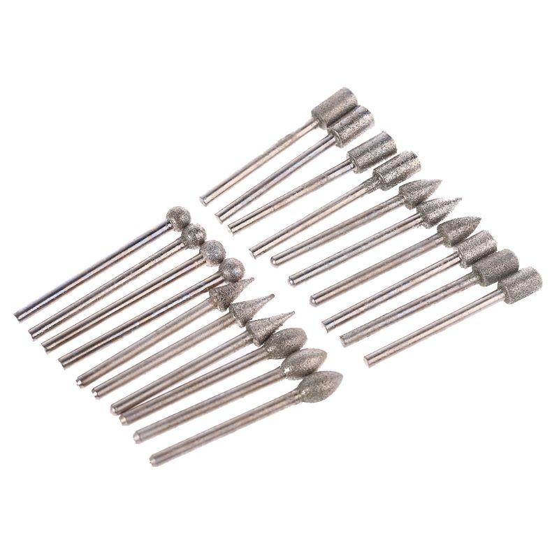 Set 20 đầu mài kim cương 6x3mm