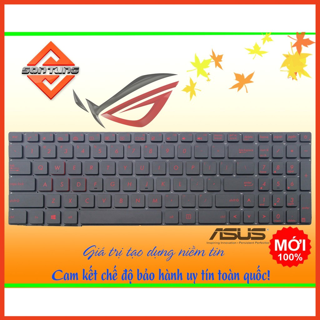 [new] Bàn Phím Laptop Asus Rog Gl552 Gl552jx Gl552vw Gl552vx Shopee Việt Nam