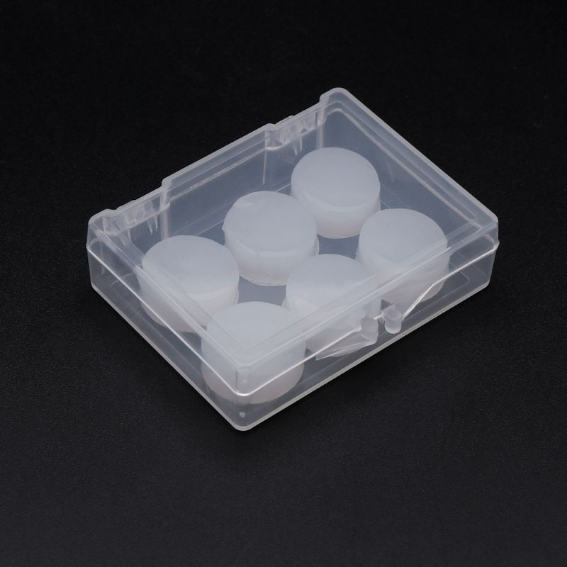 BTM 6 Nút Tai Bảo Vệ Tai Cắm Silicon Mềm Chống Thấm Nước Chống Ồn Tai Nghe Bảo Vệ Bơi Tắm Thể Thao Dưới Nước