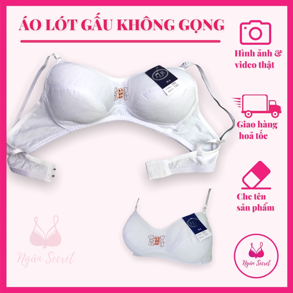 Áo ngực con gấu, không gọng ,mút