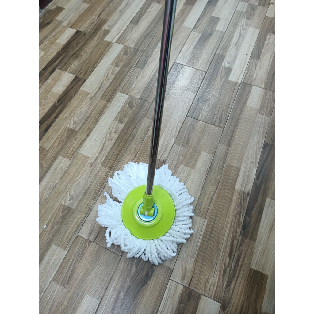 Cây lau nhà rời 360 độ mâm nhựa bông lau mềm mịn thấm hút nhanh