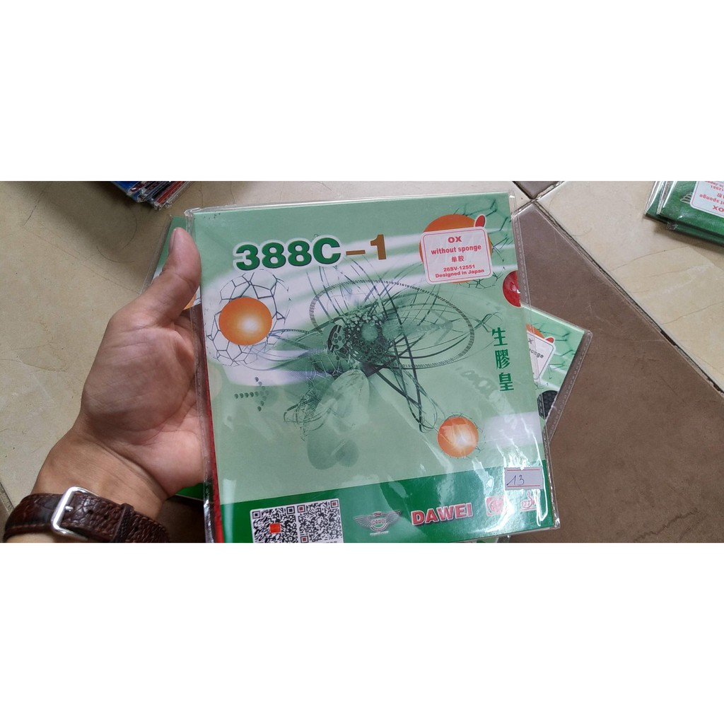 [Xỉ, lẻ, CTV] Mặt vợt bóng bàn 388c-1 phiên bản GOLD