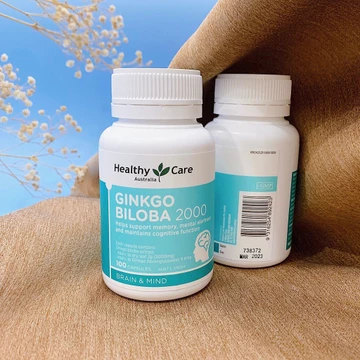 [Hàng Chính Hãng] viên uống Bổ não Ginkgo Biloba 2000, viên uống bổ não, tuần hoàn máu não, tăng cường trí nhớ