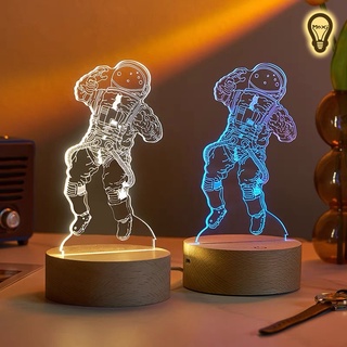 ĐÈN ngủ LED 3D nhiều mẫu để bàn trang trí decor phòng thích hợp làm quà tặng CHUI ĐIỆN ĐIỀU KHIỂN 16 MÀU
