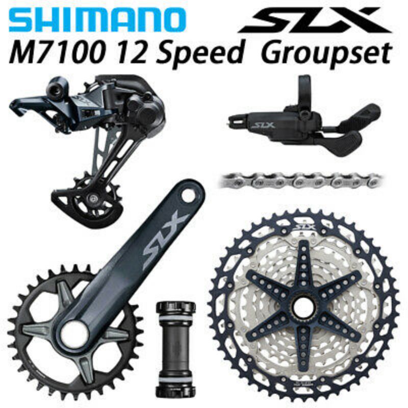 Groupset Shimano Slx M7100 1x12s 34T/170mm 10-51T - Bộ Truyền động Shimano  - Hàng chính hãng