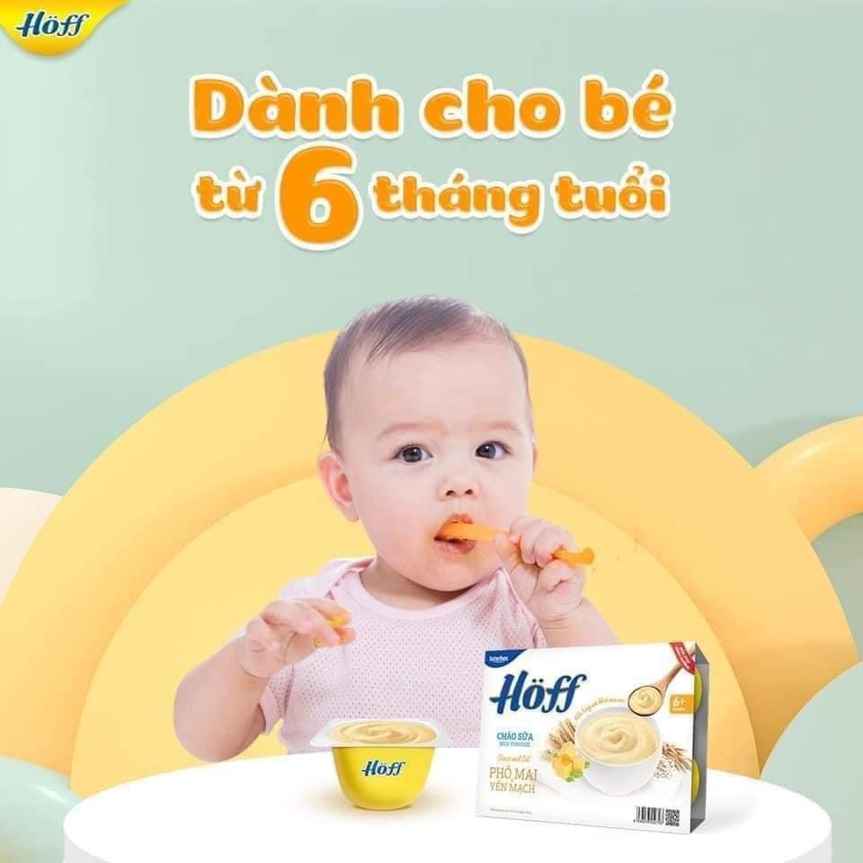 Cháo Sữa - Yến Mạch Hoff vỉ 6 hộp x 55g