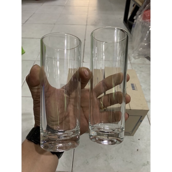 Hộp 6 Ly Ống Thủy Tinh UG-393 , UG-408 Cao Cấp Dùng uống nước lọc , cafe , sinh tố Hàng Nhập Khẩu ThaiLan