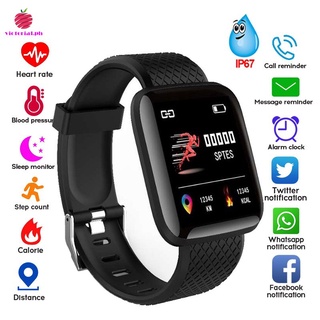 Blood Pressure Waterproof Smartwatch 116Plus