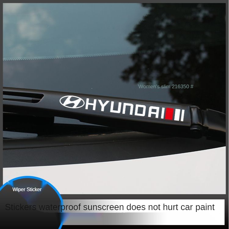 Nhãn dán cần gạt nước Hyundai Thích hợp cho Getz / Atos / Matrix / I10 / Elantra / ATF / Accent / Starex / Tucson / Sonata / I40 / Trajet / Santa Fe / H1 / Veloster / Avante