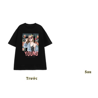 Áo thun INFINITEE Fni0051, Thun 100% Cotton - form rộng Unisex.