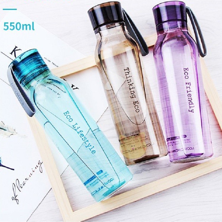 Ảnh Bình nước nhựa LocknLock eco bottl có dây treo, an toàn cho sức khỏe ABF644 550ML ABF664 750ML - K-MALL 2