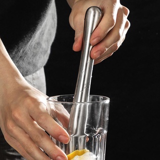 LILYES Cocktail Muddler Barware DIY Máy nghiền đá bền bỉ Búa nghiền thép không gỉ