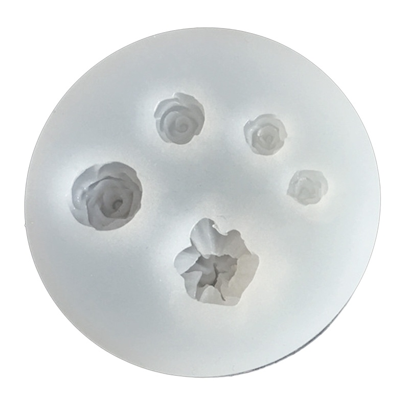 Un * Hoa Sen Lá Cánh Hoa Khuôn Silicon Chai Cá Epoxy Đúc Khuôn Pha Lê Epoxy