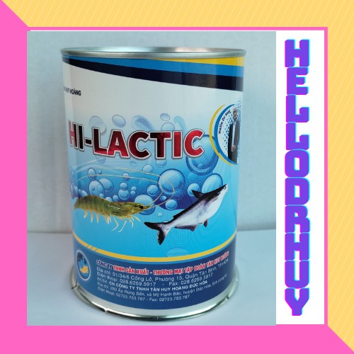 Chế Phẩm Sinh Học -  Thuốc Thủy Sản - Men HI LACTIC - Men Tiêu Hoá Đường Ruột, Hỗ Trợ Tiêu Hoá - Gói 1kg