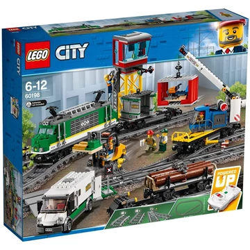 [Có sẵn][chính hãng] Đồ chơi lego city tàu hỏa chở hàng hóa mã 60198 - tặng kèm set lego con hổ mini