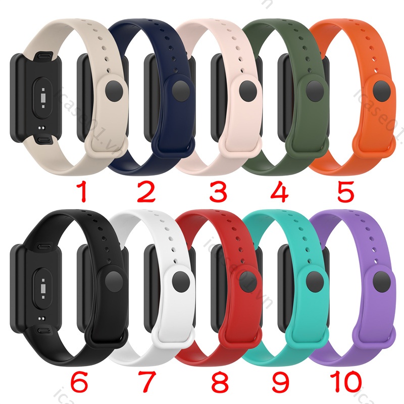 Dây đeo đồng hồ bằng silicone cho Redmi Smart Band Pro