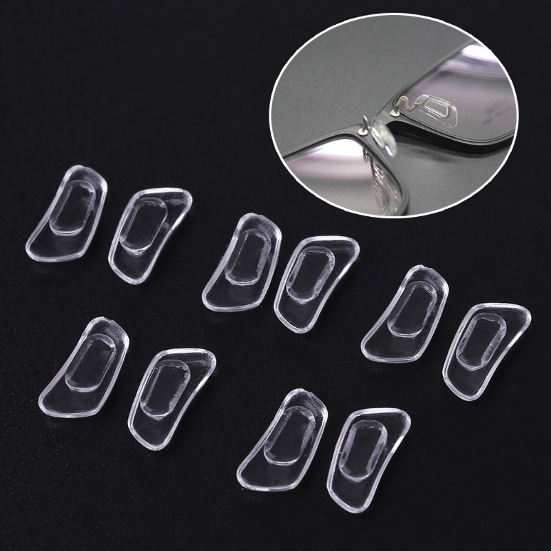 [Hàng mới về] Set 5 cặp đệm mũi mắt kính mát-xa bằng silicon mềm