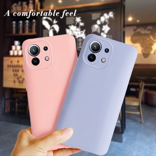Ốp Điện Thoại Silicone Mềm Màu Kẹo Chống Sốc Cho Xiaomi Mi 11 Lite 5G NE 11 Lite NE 5G
