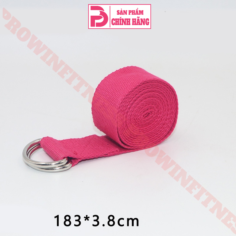 Ảnh Dây tập yoga cotton cao cấp 183*3.8cm Prowin Fitness hỗ trợ tập động tác uốn người khó 1