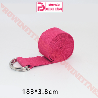 Dây tập yoga cotton cao cấp 183*3.8cm Prowin Fitness hỗ trợ tập động tác uốn người khó