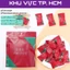 Túi 20 khăn giấy nén Hàn Quốc, dạng viên kẹo dùng 1 lần