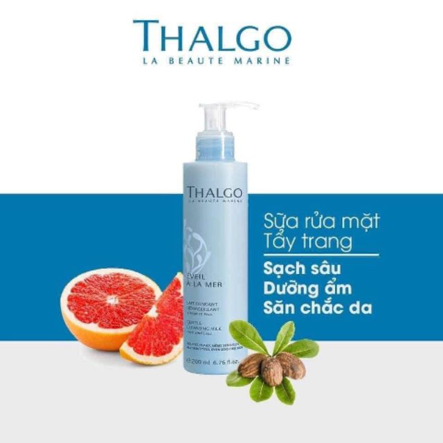 Sữa rửa mặt tẩy trang thalgo ( pháp)